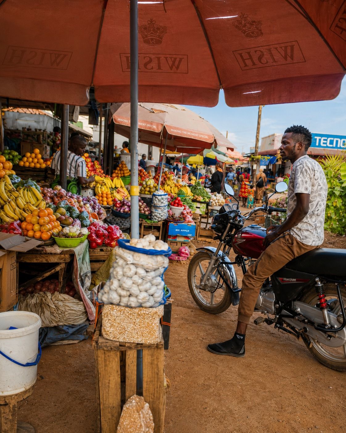 Fruit stall at Soweto Market